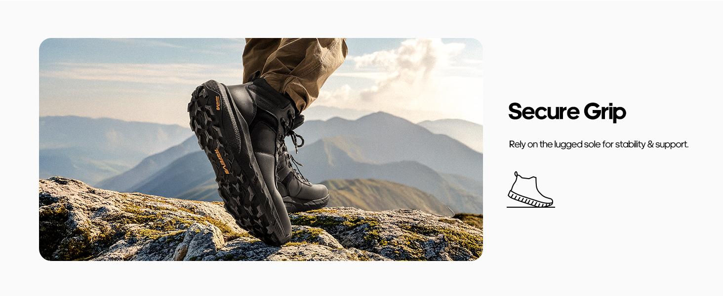 【WATERPROOFING】NORTIV 8 [HydroTrek] Men's High-Top Waterproof Lightweight and Breathable Trekking Boots Outdoor Shoes Hiking Sneakers SpringStatements