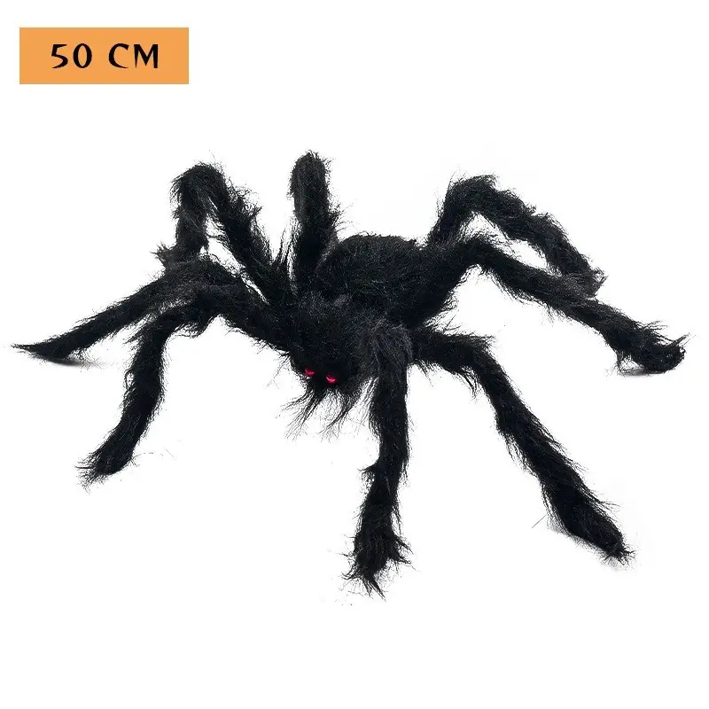 Halloween Props Bar Decorations, Realistic Plush Spider Prank Toy, Lifelike, Fun Halloween Decoration, Perfect for Parties and Events