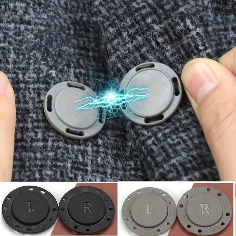 1Pairs Magnetic Buttons, Concealed Clothes Buttons, Button Snap Buttons, Clothing Sewing Accessories