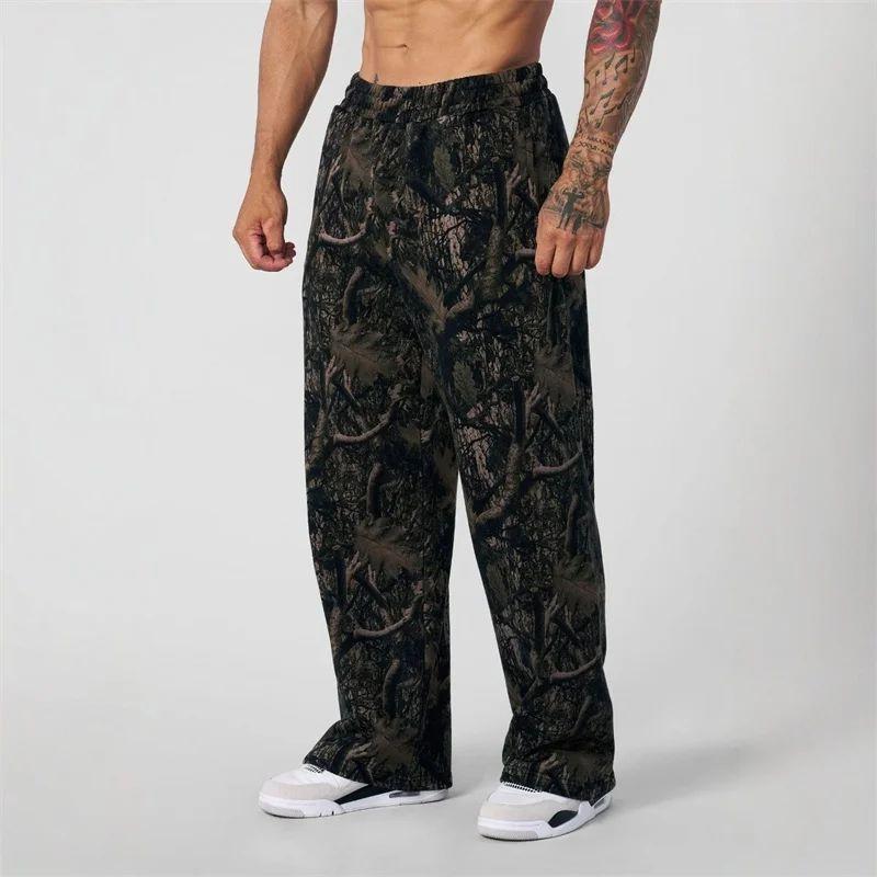 New Mens Young -Tree Camo Baggy Sweats Joggers Comfort Sweatpants