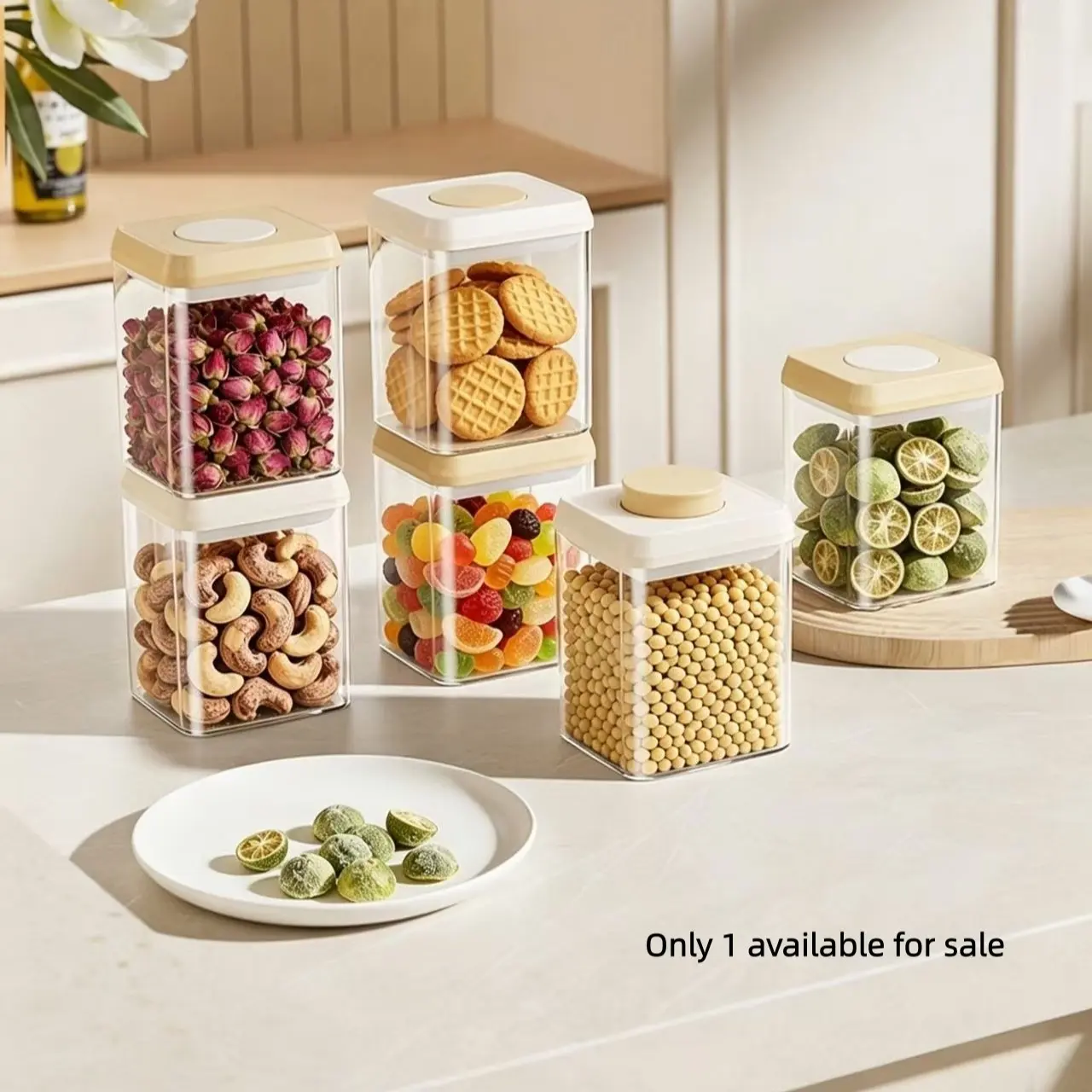 Press Seal Jar, Secure Storage Solution, Ideal for Food Preservation, Durable Design, Easy to Use, Perfect for Home Kitchen Organization