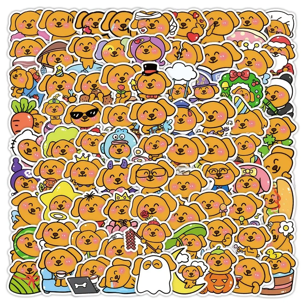 102pcs Cute Dog Stickers, Fun and Funny Puppy Decorations, Notebook and Planner Stickers, Adorable Pet-Themed Decals