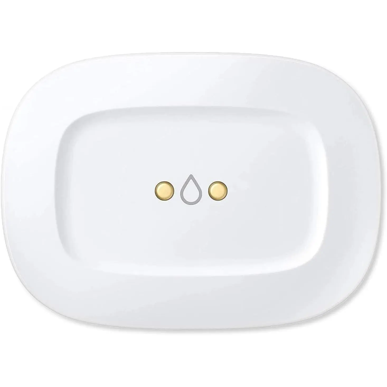 SmartThings Water Leak Sensor - ZigBee, Battery Powered, Compatible with Smart Home Hub, Leak Detector for Water Protection Home Security Alert