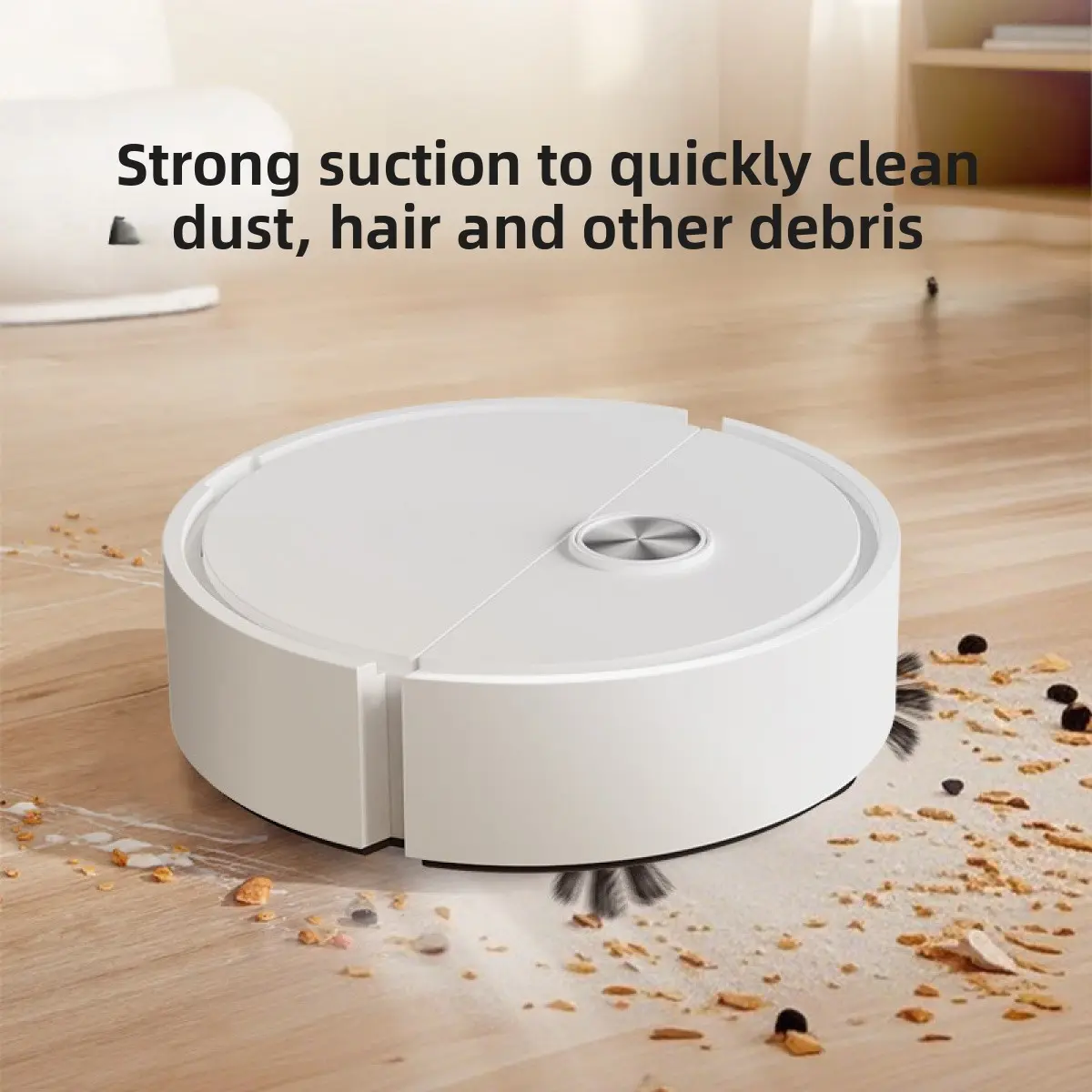 Home Mini Sweeping Robot - Automatic Sweep Household Appliance with 1500-1999pa Suction, Quickly Clean Dust Fully Automatic Floor Cleaner