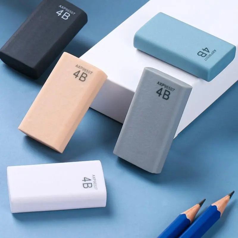 Random Color Eraser, 5 Counts/set Creative Multi-purpose Eraser, Writing & Correction Tool, Office Stationery Supplies for Home School Office Dormitory