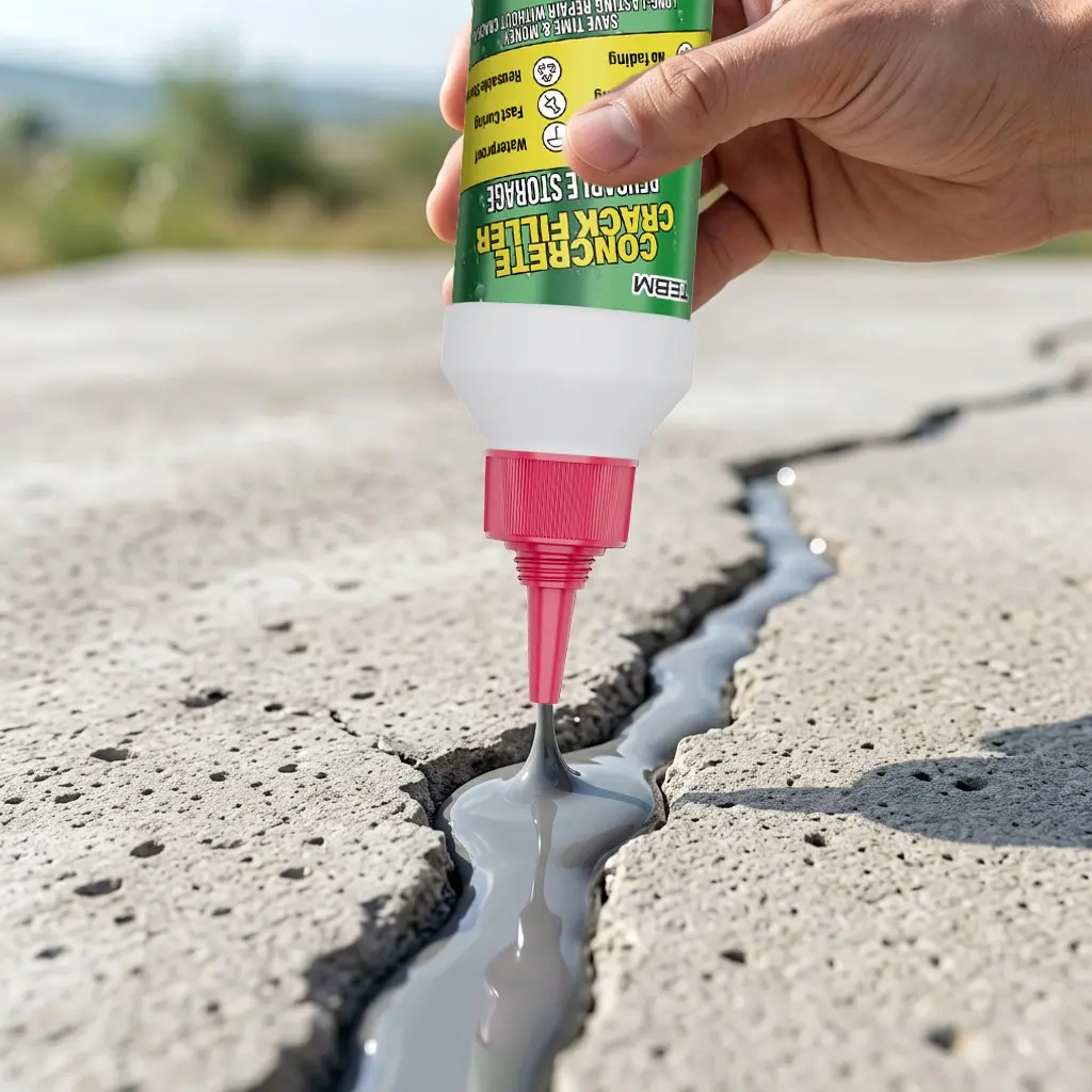 Waterproof Crack Repair Kit, Quick-Dry High-Elastic Sealant, Concrete Sealer, DIY Friendly, for Concrete Floors, Walls, Roofs, Gardens, Emergency Repairs