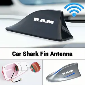 1 Pcs Car Shark Fin Antenna, Universal Enhanced Signal Roof Mount Antenna Decor, Suitable for RAM Models, Automotive Accessories