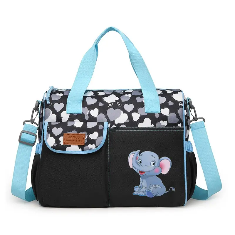 New Mommy Bag, Handheld Shoulder Bag, Large Capacity Insulated Storage, Portable Multi-Functional Baby Bag with Diaper Pad, Mummy Bag