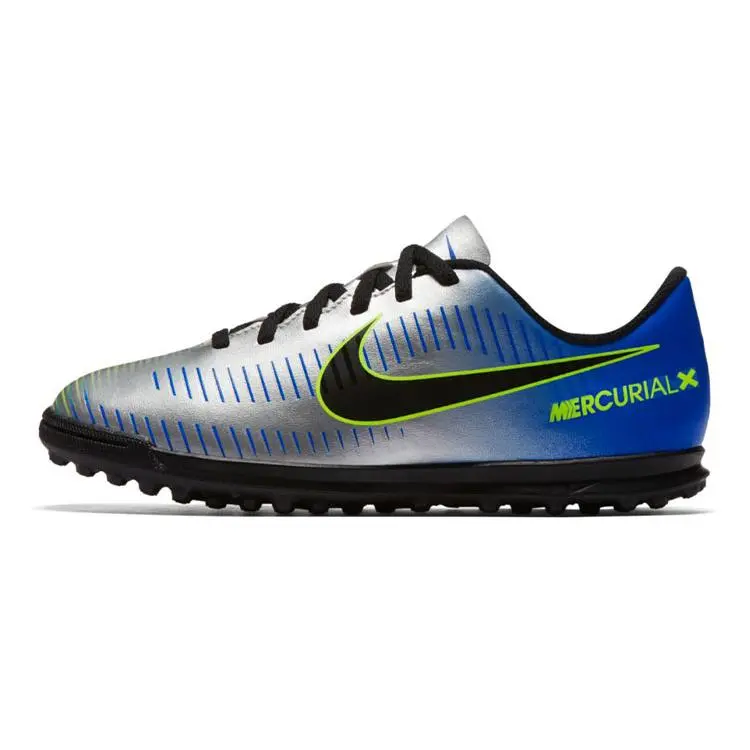 Nike Jr Mercurialx Victory 6 TF Round Toe Lace-Up Simple Versatile Grass Durable Low-Top Soccer Shoes 921497-407
