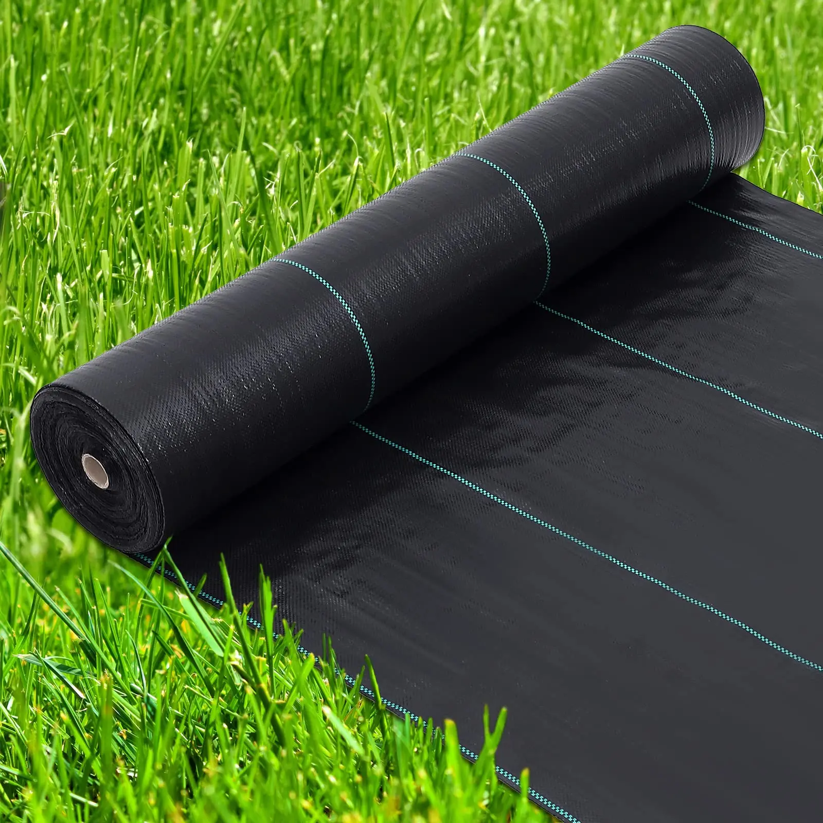 Heavy Duty Weed Barrier Landscape Fabric 4ft x 250ft, 5oz Ground Cover with UV Protection – High Permeability, Durable, Ideal for Gardens, Flower Beds, Driveways