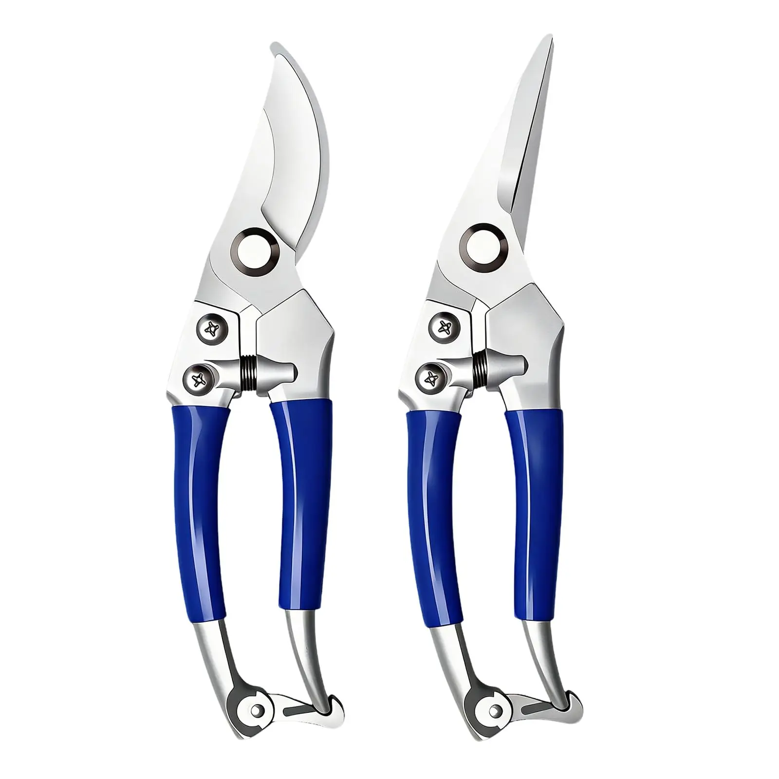 Garvee 2 Pack Pruning Shears for Gardening, Trimming Scissors Set Garden Shears Branch Cutter Garden Bypass Lopper and Tree Trimmer Tree Pruner Garden Shears for Gardening