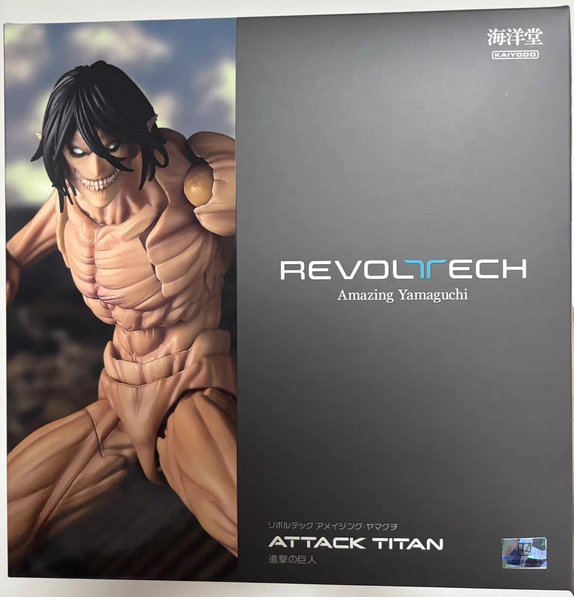 Original In Stock Revoltech AMAZING YAMAGUCHI Eren Jaeger Anime Action Figures Model Collection Toy
