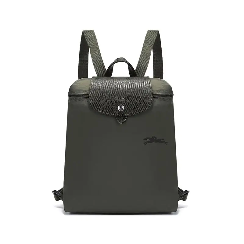 Longchamp Le Pliage Green 26 Backpack – Recycled Canvas, Women’s Classic Foldable Bag in Forest Green