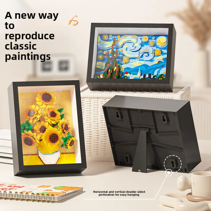 Creative Photo Frame Building Block Set – Educational DIY Assembly Toy Gift for Kids