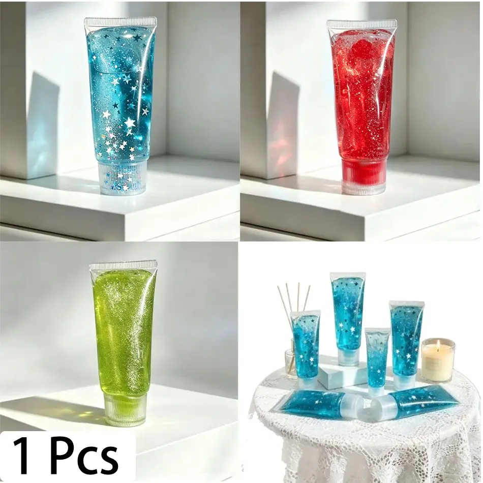 Strawberry Blueberry Jam Tube Stress Relief Toy, Soft Gel Pressure Ball, Tpr Squeeze Tube, Non-Toxic Pva Material, Asmr Relaxation Tool, Squishy Squeeze Fidget