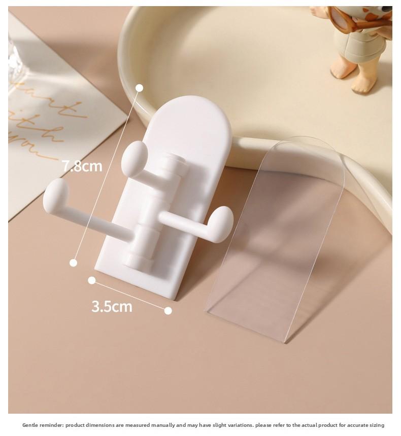 Cute Cartoon Self Adhesive Hooks, Easy Install Home Essentials