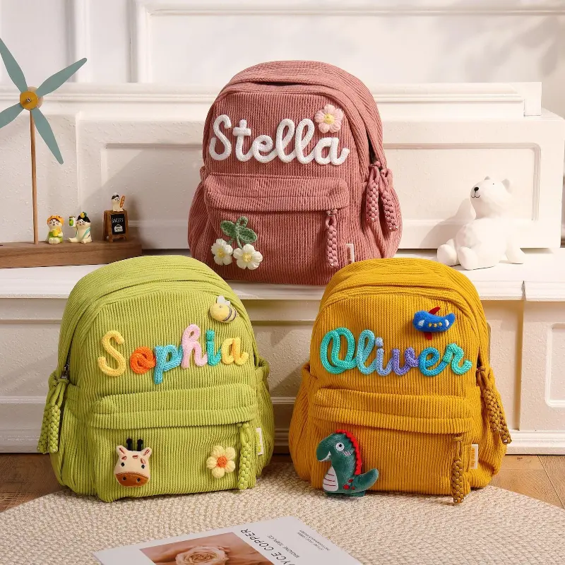 AS1001 Personalized Backpacks, Name School Bag Girls Boys Custom Gift