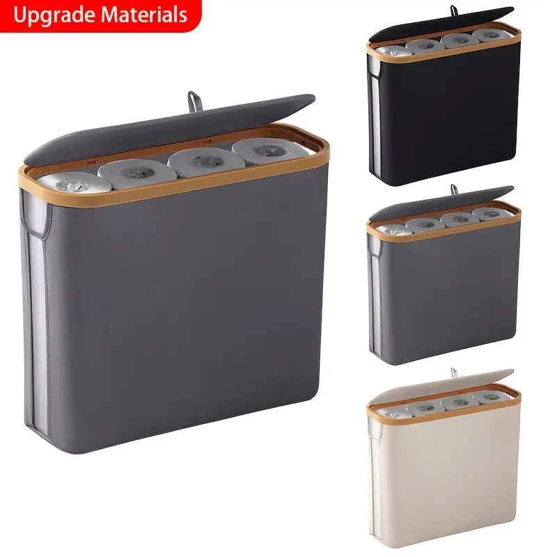 Storage Box with a Lid - Tissue Holder, Spacious Storage Basket, Elegant And Dust-Resistant Toilet Paper Organizer, Made from 600D Oxford Fabric, Available in Various Colors, Ideal for Contemporary And Stylish Bathrooms, Versatile Storage Solution