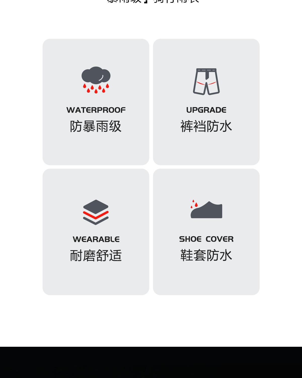 Men'S Raincoat And Rainpants Set, Two-Piece Long Style, Full-Body Rain Protection, Specifically Designed For Electric Motorcycle Delivery Riders Men'S Rain Suit High Visibility Reflective Work Rain Jacket Pants For All Sport Farm Fishing Motorcycle