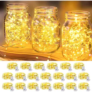 20 Pack LED Fairy Lights Battery Operated,3 Features Blinking Slowly Blinking & just on 7FT 20 LED Waterproof Mini Twinkle String Lights for Wedding Mason Jars Party Christmas Decorations(Warm White)fidget toys
