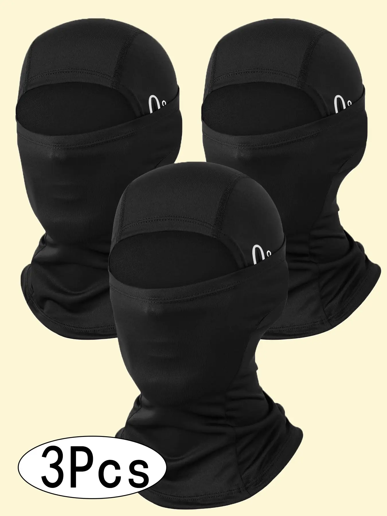 3pcs Unisex Windproof Balaclava, Boho Style Riding Mask & Scarf Lining, Ideal for Fishing, Motorcycle, Bike Riding, Outdoor Gear