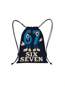 67 Six Seven Sport Backpack, Digital Print Pattern, Lightweight Large Capacity, Ideal for Fitness, Travel, Office, Perfect Gift for Men