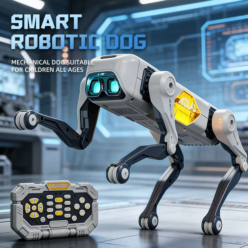 Remote Smart Bionic Robot Dog With Stunt Show, Voice Command & APP Control Interactive Electric Pet Toy Gift For Boys Girls