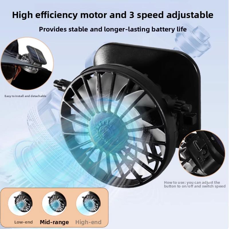 Solar fan hat high battery life silent men's summer outdoor mountaineering fishing hat large brim waterproof sunscreen hat Playing Card Fedora