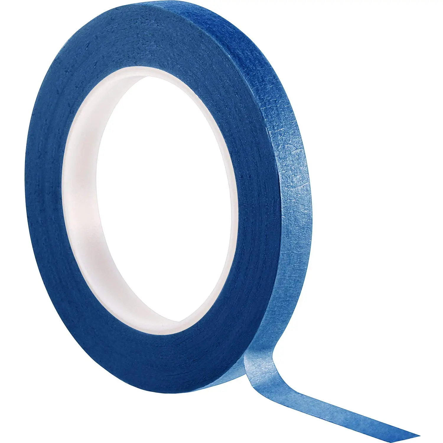 1 Roll Blue Painters Tape 1/2 Inch Wide x 55 Yards Thin Masking Tape Protects Surfaces and Removes Easily for Painting, DIY, Packaging Multi Surface Use (12 mm,Blue)