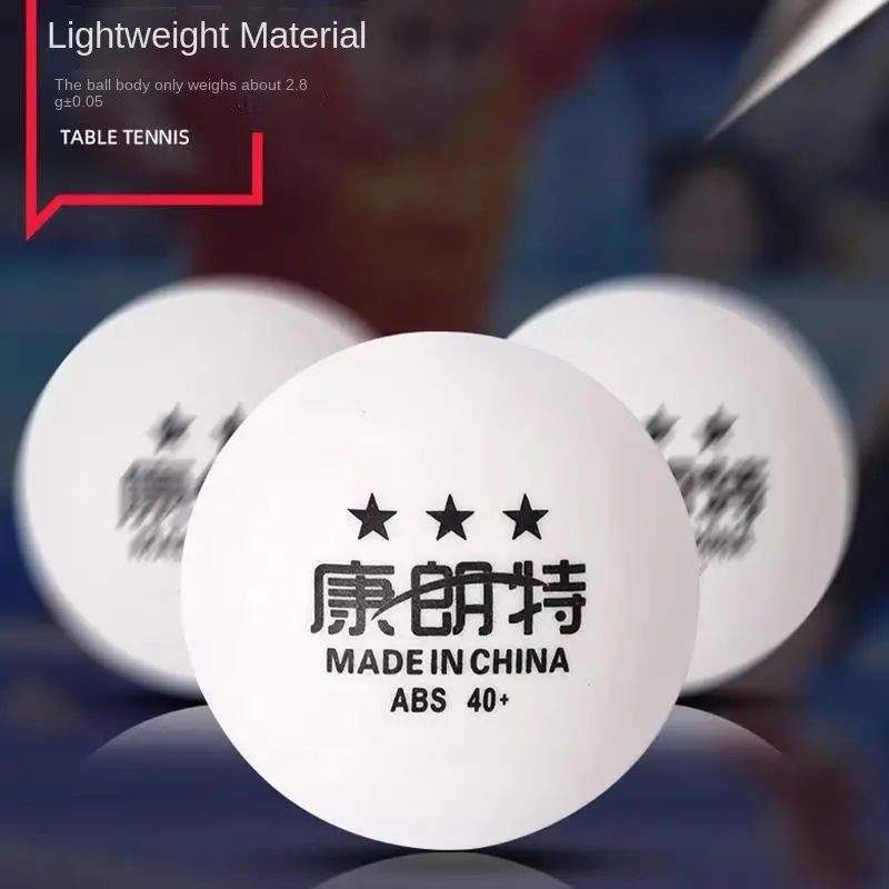 100 Pack Ping Pong Balls, Abs Material, 40mm Washable Outdoor Craft Ping Pong Balls, Durable and Reusable Sports Equipment