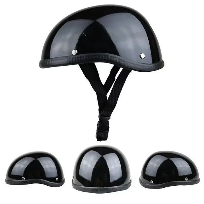 Unisex Electric Bike Half Helmet, Breathable Sun Protection Riding Hat, Lightweight Safety Motorcycle Bicycle Helmet for Summer