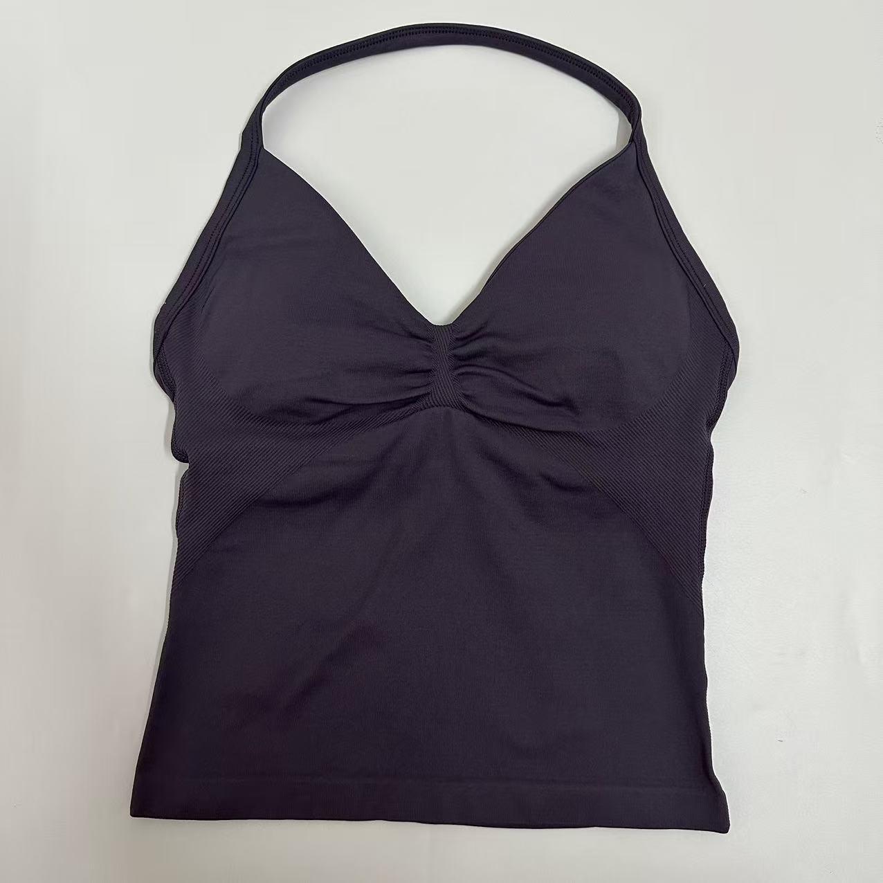 Dfyne Impact Women's neck-wrap yoga suit, with a waistband design, beautiful back design, body closely fits, long-sleeved top, seamless design for fitness top