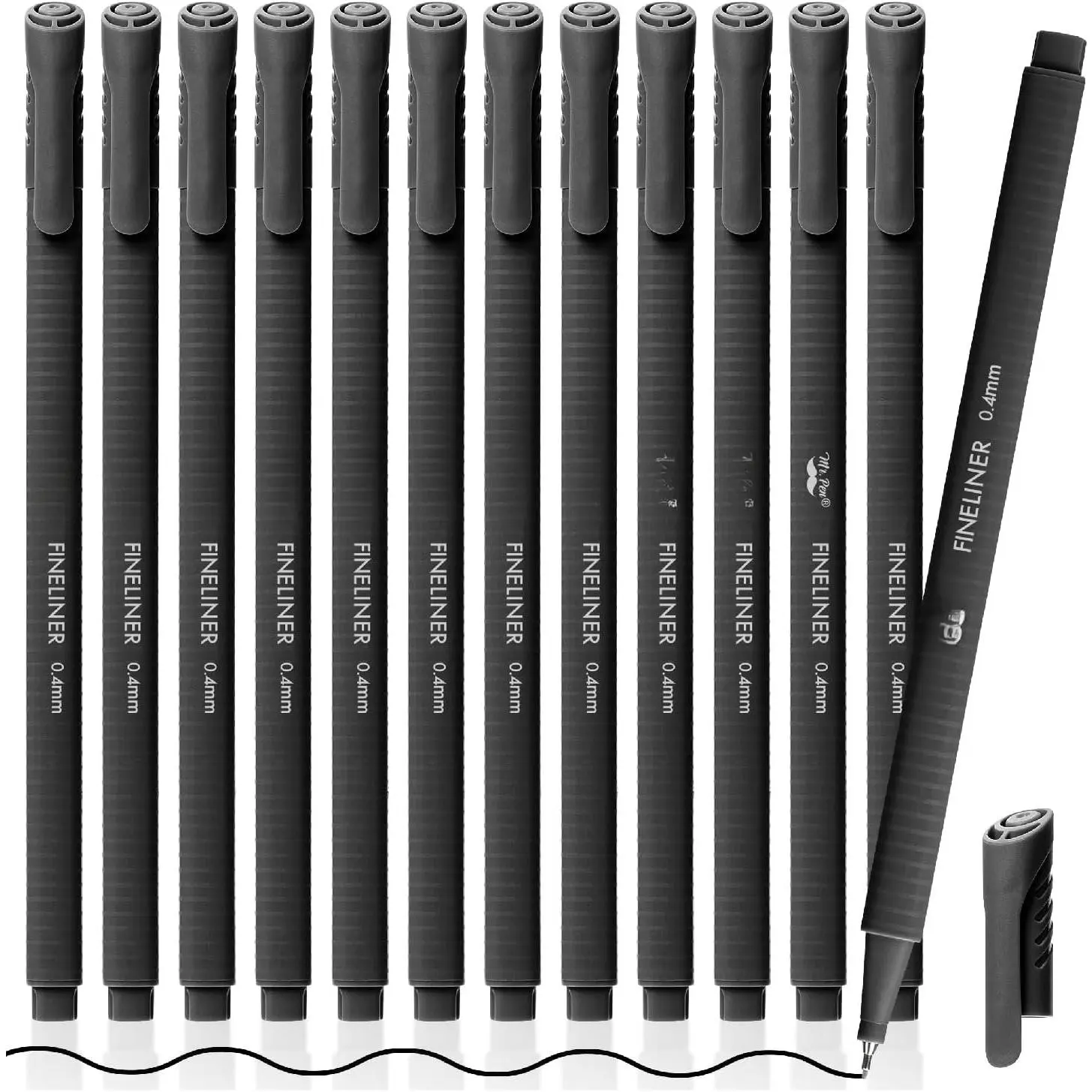 - Black Fineliner s, 12 Pack, 0.4mm Fine Point | Smooth  Journaling s for Note-Taking, Sketching, Planning, Art Projects, Small Detailing, Fine-Ink Drawings