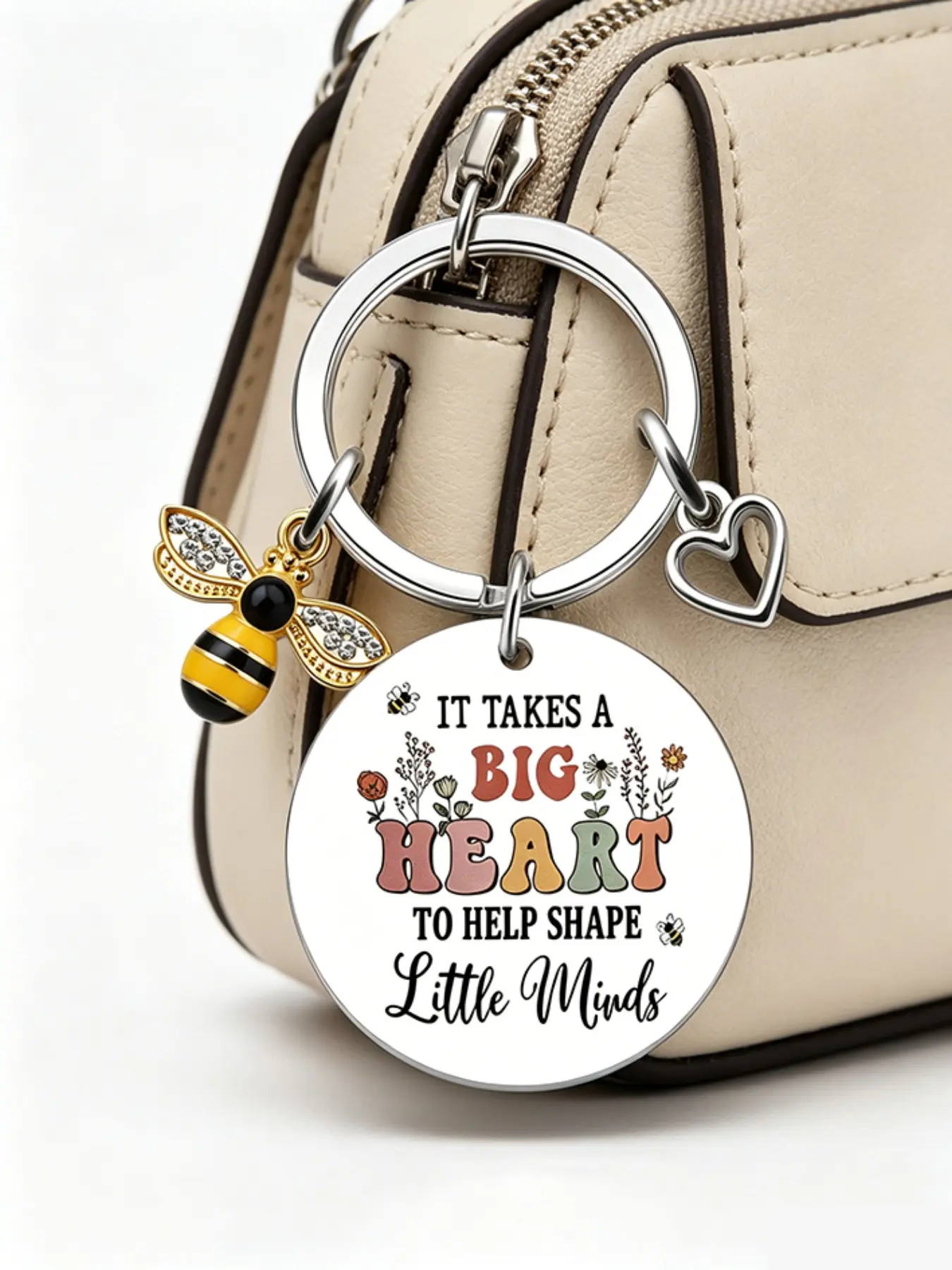 Fun Teacher Keychain, Unisex Gift, Back-To-School Teacher Appreciation Gift, Teachers' Day Thank You Gift, Saint Patrick's Day Gift
