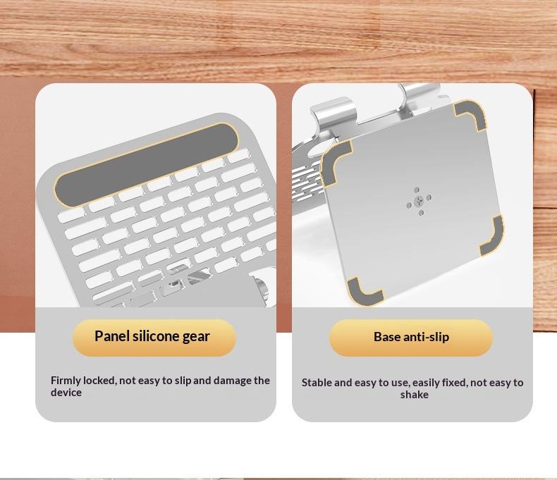 Desktop holder, mobile phone tablet, computer holder 360-degree rotating metal, high-end lazy live broadcast drama chasing artifact