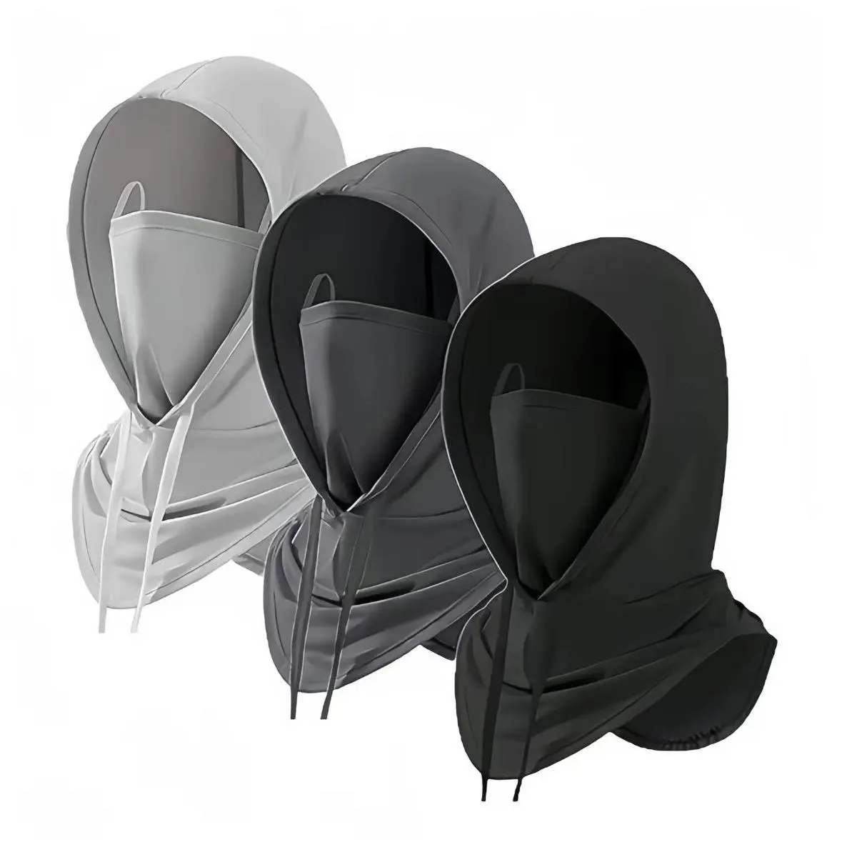 3 Pack Balaclava Headwear, UPF 50+ Cooling Face Cover for Men & Women, Lightweight Windproof Ski Mask for Cycling, Offroad & Outdoor Sports, Masks, Face Cover Balaclava, One Size