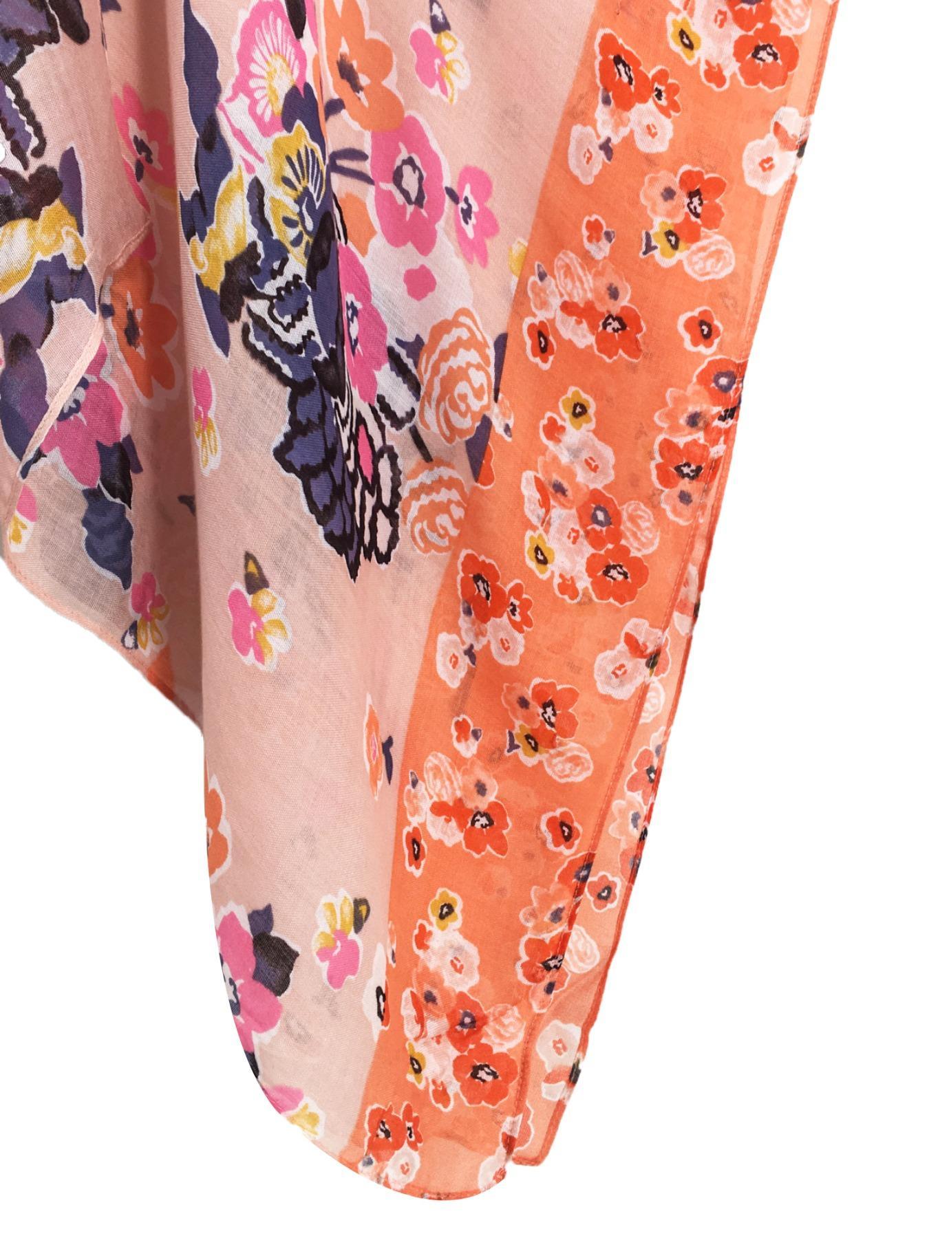 Women's Floral Print Kimono, Casual Open Front Cover Ups Outerwear for Beach Vacation, Ladies Clothes for All Seasons, Clothing, Womenswear