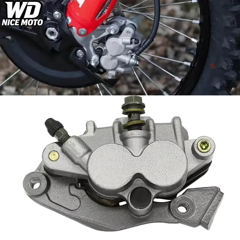 Wd Nice Moto Front Brake Caliper for Honda Cr125r, Cr250r, Crf250r, Crf450r, Crf150f, Crf230f, Crf250x, Crf450x, Xr250r, Xr400r, 600r, Xr650l with Pads
