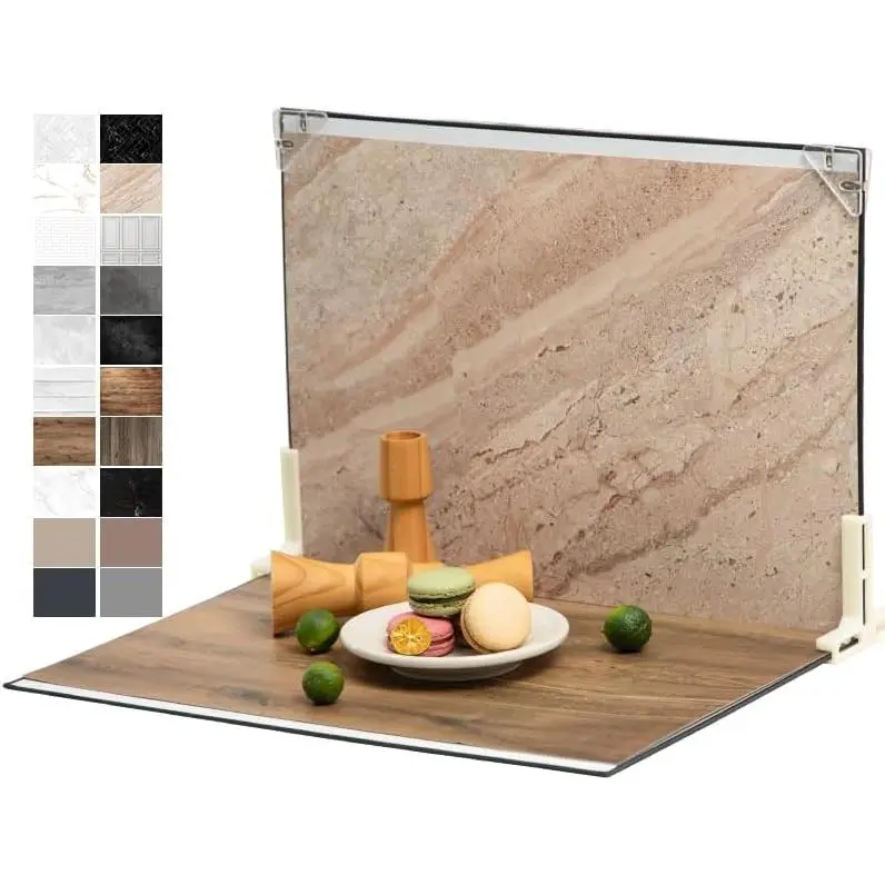 16 x 11.5 in Product Photography Backdrops, 10 Sheets, 20 Patterns