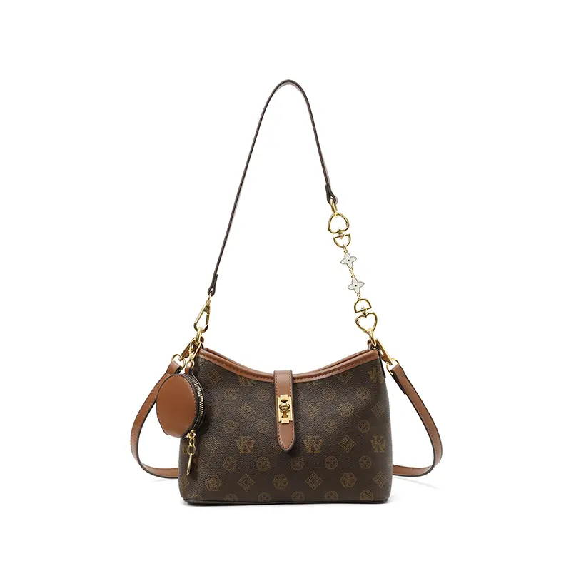 Classic Two-In-One Mahjong Bag, 2026 New Trendy Versatile Vintage Bag, PU Leather Bag, Fashionable Patterned Bag, Floral Underarm Bag, Single Shoulder Crossbody Chain Bag, Casual Trendy Bag