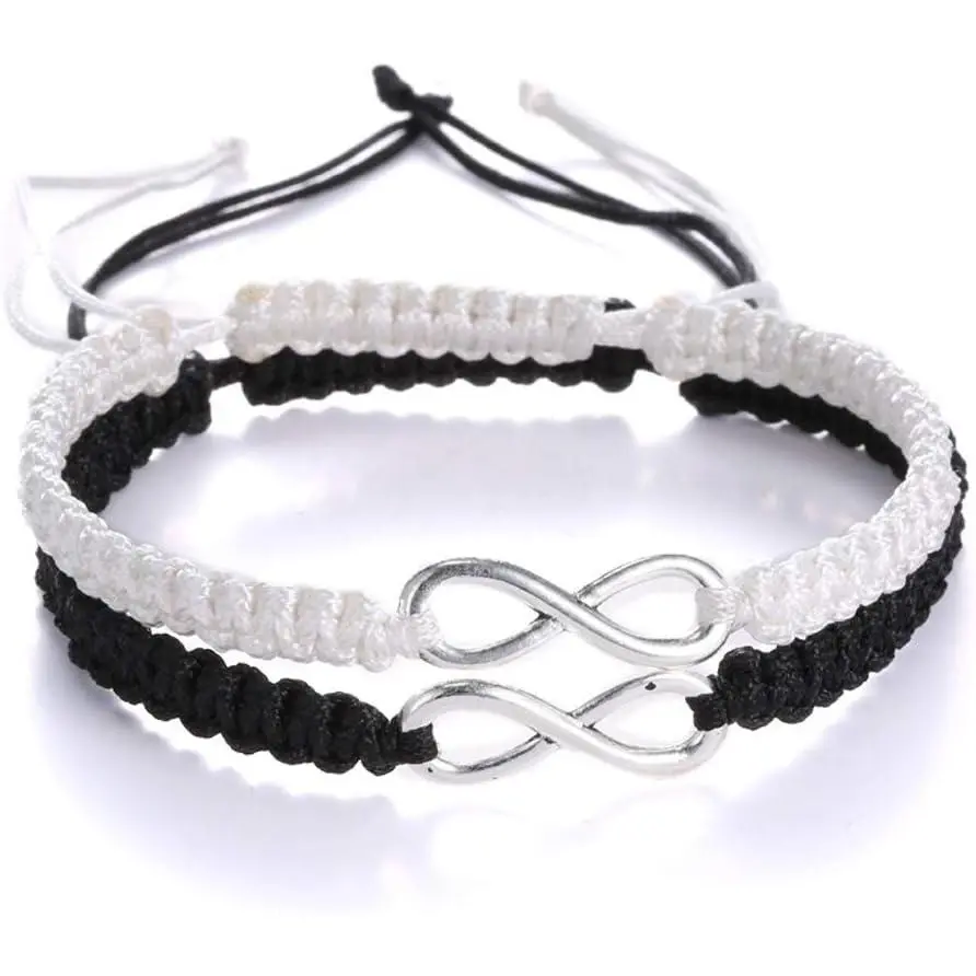 VSCO String Wave Bracelets for Women  Colorful  Adjustable Braided Beach Bracelet Set for Women