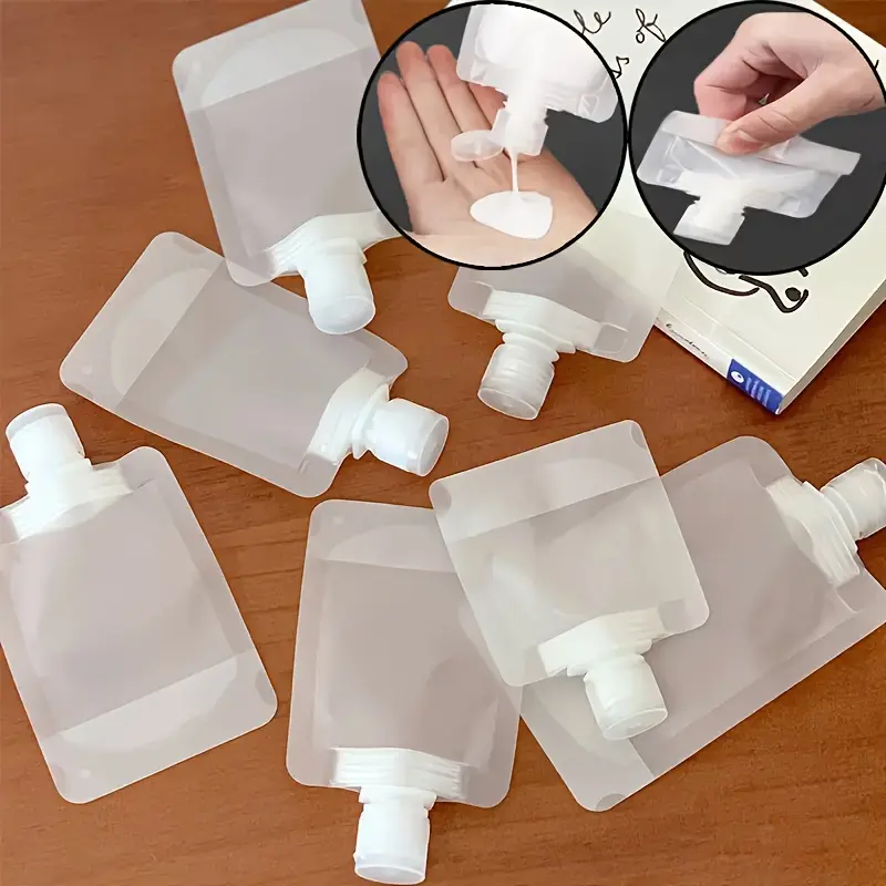 10pcs Travel-Sized Cosmetic Makeup Squeeze Bottles - Refillable, Reusable, Portable, Hand-washable, Multi-Sized (30/50/100ml) Containers for Packing Lotions, Shampoos, and More - Ideal for Travel, Gym, or On-the-Go Use