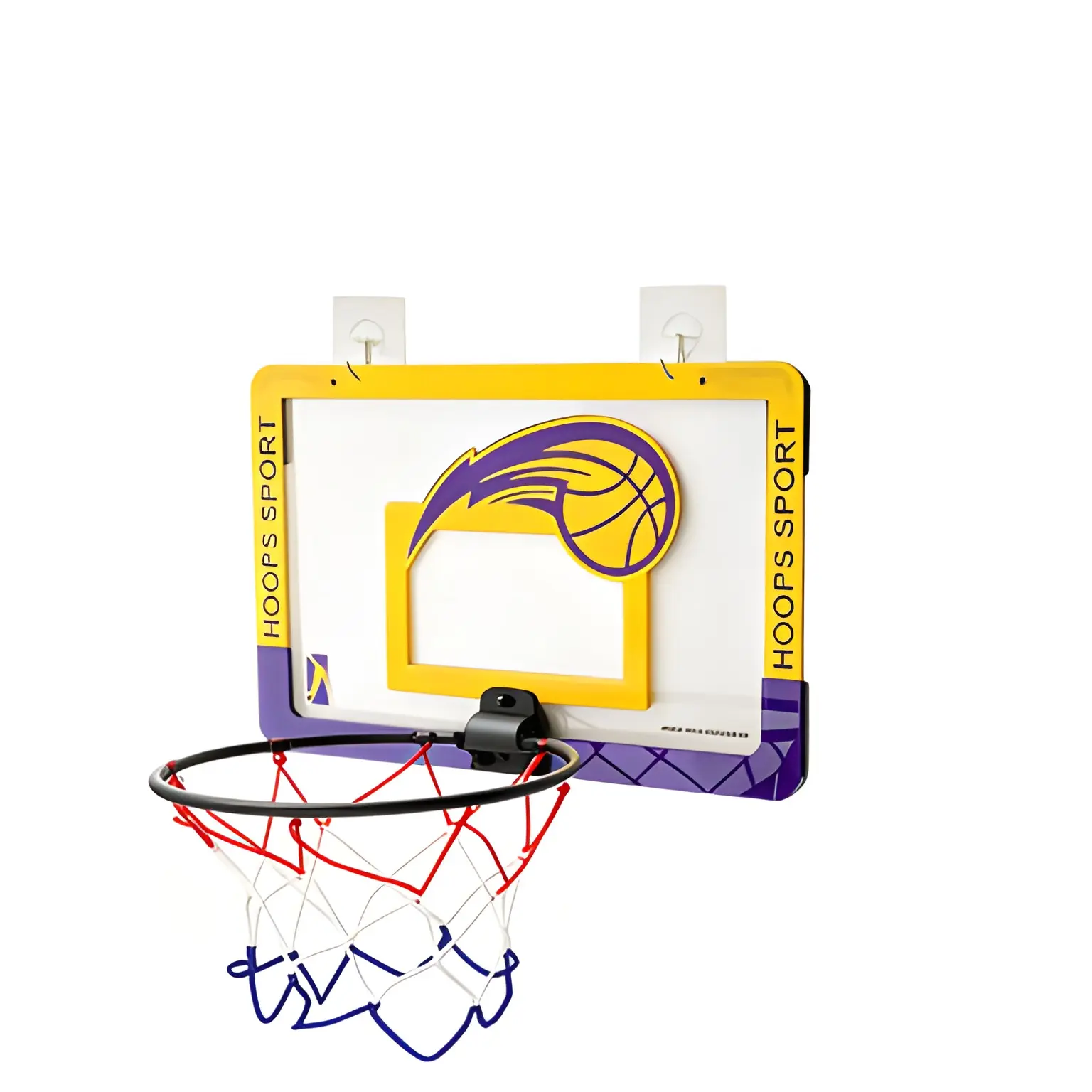 Indoor Basketball Hoop for Kids, Door Mount Office Basket, Suitable for Teens and Adults, Mini Wall Mounted, Includes 1-3 Balls