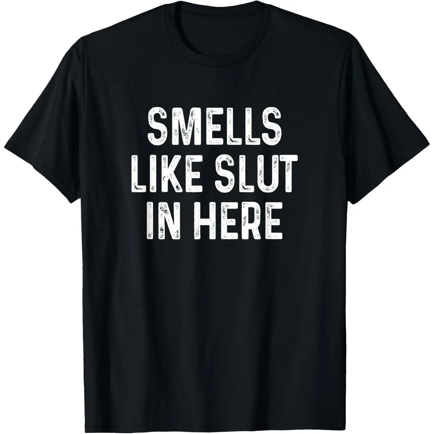 Funny Smells Like Slut in Here Offensive Adult Humor T-Shirt