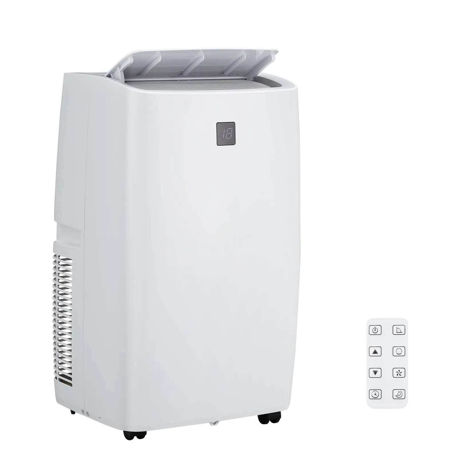 Garvee Powerful 14,000 BTU Portable Air Conditioner - 4-in-1 Cooling, Dehumidifier, Fan & Sleep Mode - LED Display, 24H Timer, Remote, Complete Window Kit - Cools Rooms up to 750 Sq.Ft