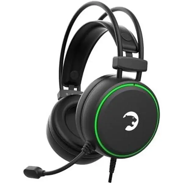 JIN X 3.5mm Jack Gaming Headset - Wired Headphones with 50MM Drivers, Comfort Design, 360 Spatial Audio, Noise Cancelling Mic, PS4, PS5, for Xbox, Black