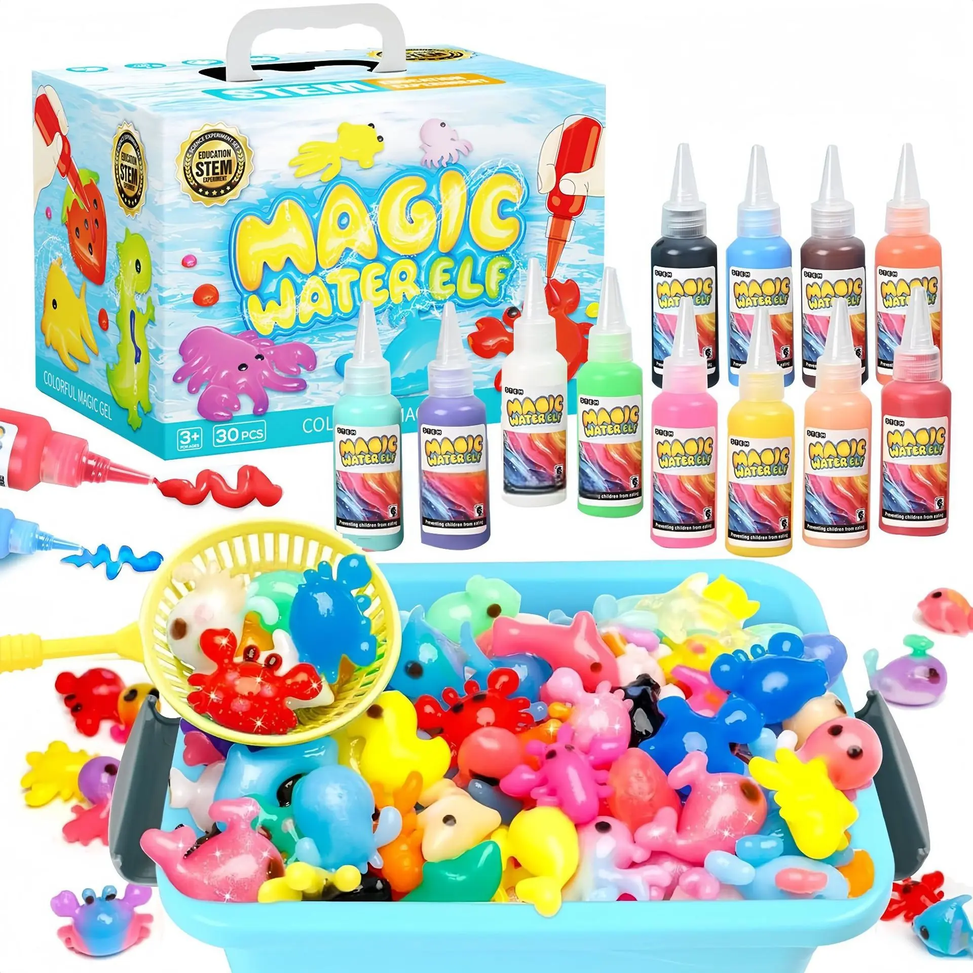 DIY Craft Kit: Children’s STEM Education Magic Water Spirit Toy Set – Water Spirit Hydrogel Kit