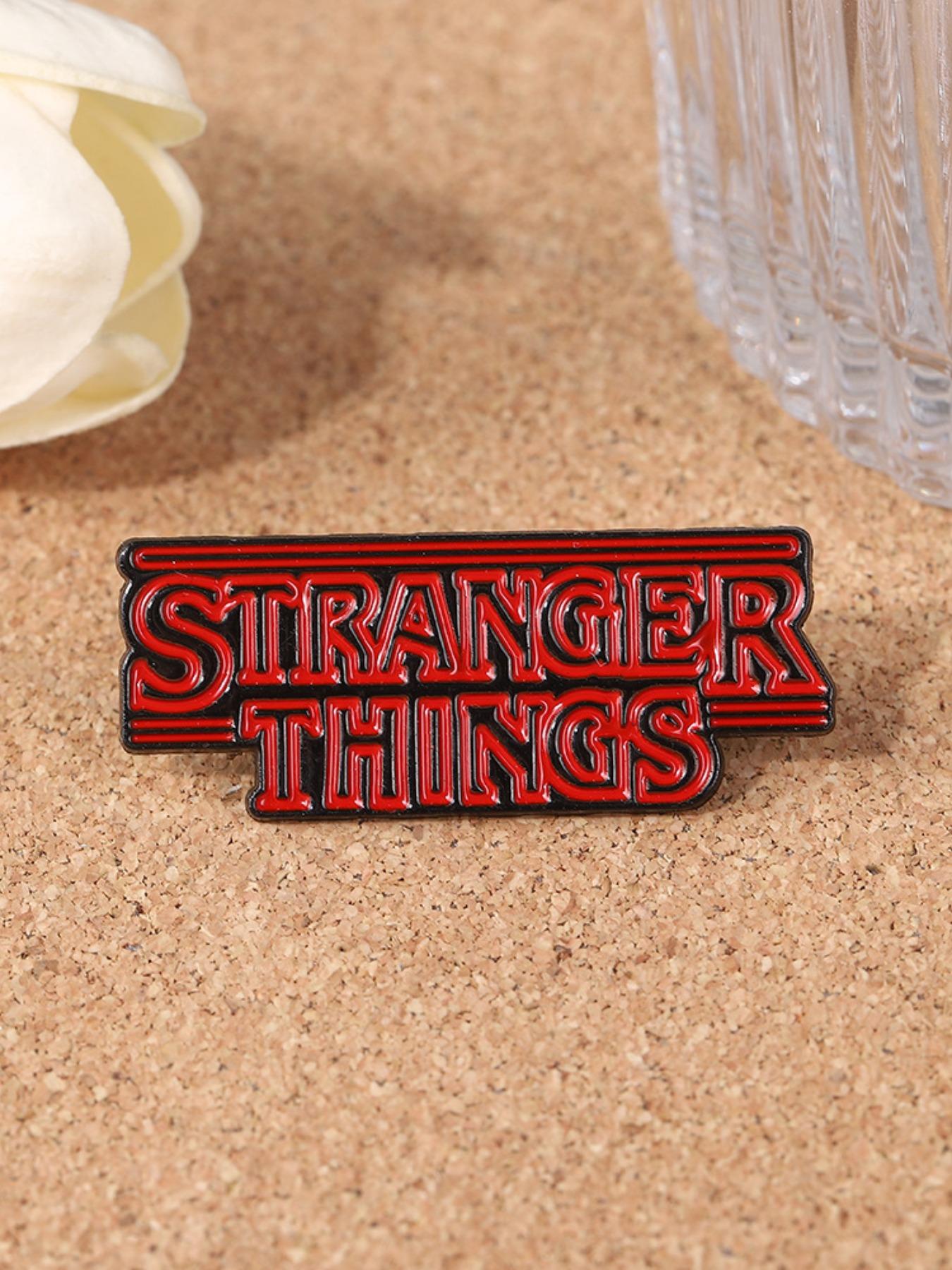 Stranger Things Enamel Pin Set – Officially Inspired Demogorgon & Eleven Poster Pins, Collectible Netflix Fan Merch, Perfect Gift for Halloween, Christmas & Season 5 Premiere
