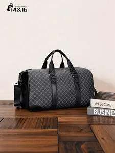 Men's Large Capacity Travel Fashionable Weekender Duffel Bag, Multifunctional Travel Bag, Portable Durable Tote, Crossbody Handbag Shoulder Bag, Fashion Gym Fitness Beach Luggage Organizer, Sport Duffel Bag