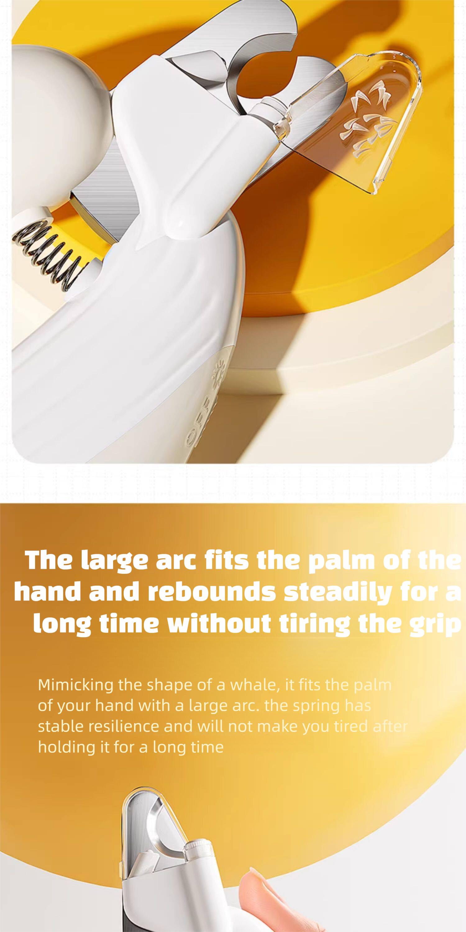 SoPets Pet Nail Clippers with LED Light - Safe Blood Line Finder for Dogs Cats Beginners